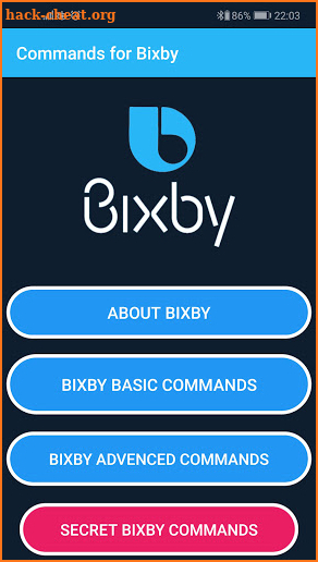 List Commands For Bixby screenshot