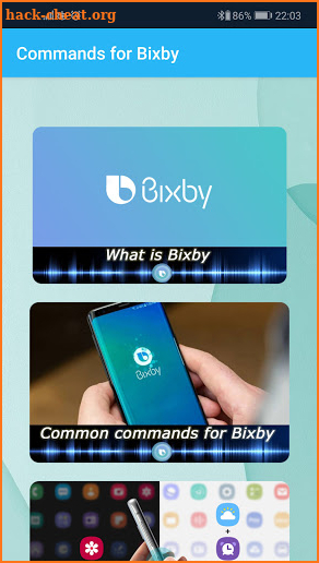 List Commands For Bixby screenshot
