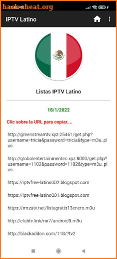 Listas IPTV 3070 Plus screenshot