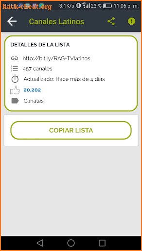Listas IPTV y M3U (Latino) screenshot