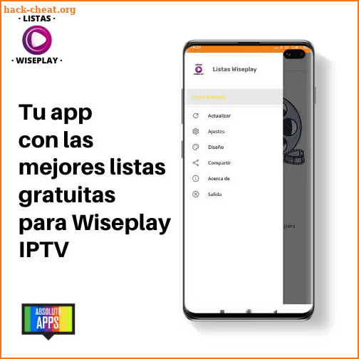 Listas Wiseplay - App de listas para wiseplay IPTV screenshot