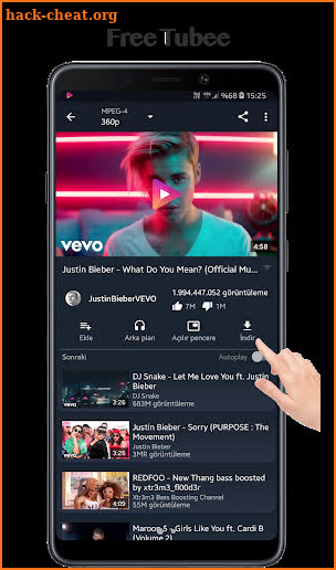 Listen free mp3, video and music download. screenshot