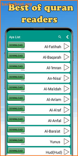 Listen to best of Quran Readers screenshot