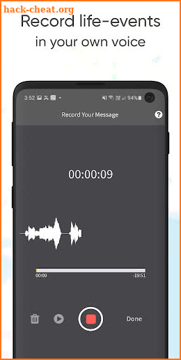 Listen Up: Record & Share Messages, Family History screenshot