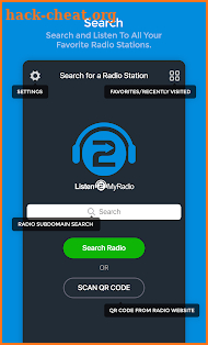 Listen2MyRadio screenshot