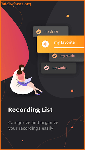 Lite Recorder - High quality Voice Recorder screenshot