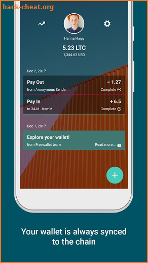 Litecoin Wallet by Freewallet screenshot