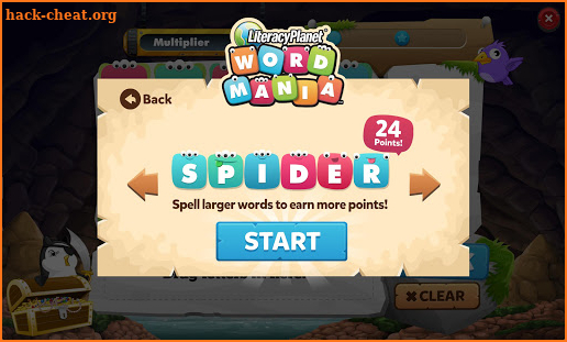 LiteracyPlanet Word Mania screenshot