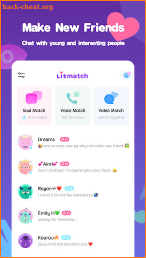 Litmatch—Random,Match,Chat,Voice,Goodnight screenshot