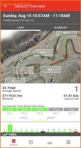 LITPro MX - GPS Lap Timer screenshot