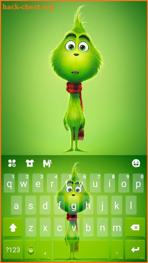 Little Baby Grinch Keyboard Theme screenshot