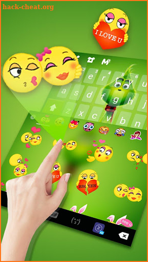 Little Baby Grinch Keyboard Theme screenshot