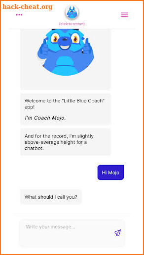 Little Blue Coach screenshot