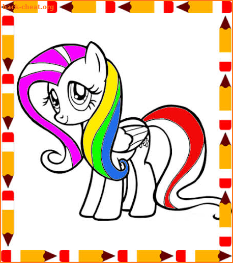Little Book for Coloring Pony Horse screenshot