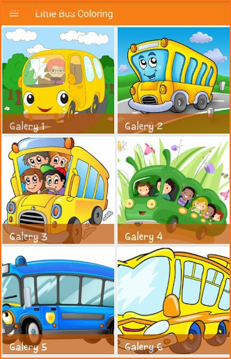 Little Bus Coloring screenshot