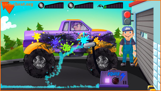 Little Car Wash - The free cars fun game for kids screenshot