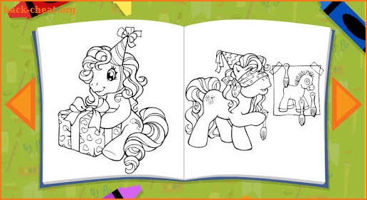 Little Coloring Books Pony Unicorn screenshot