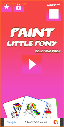 Little Coloring Pony Game 2019 screenshot