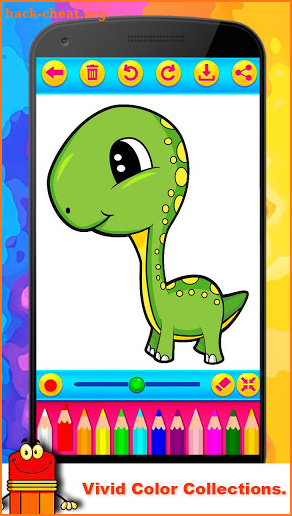 Little Dino Coloring Book & Drawing Book for Kids screenshot