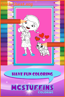 Little Doc Coloring Game screenshot