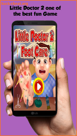 Little Doctor Game 2 (Foot care) screenshot