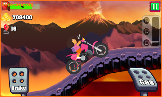 Little Dora Motorcycle Stunts screenshot