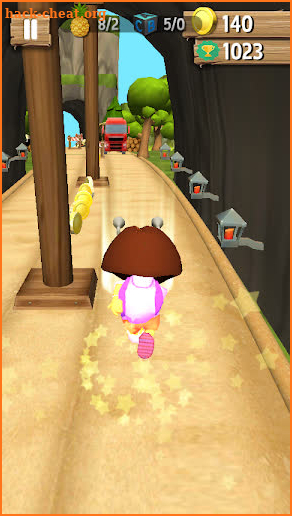 Little Dora Runner 3D - Escape Dora Game For Kids screenshot