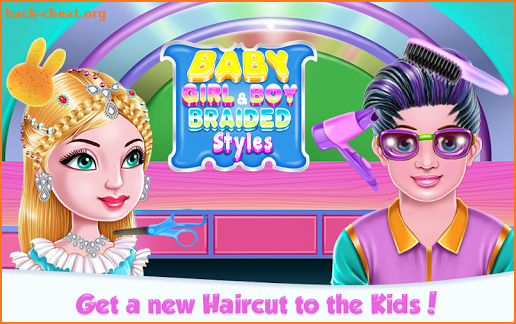 Little Girl and Boy Braided Hairstyles screenshot