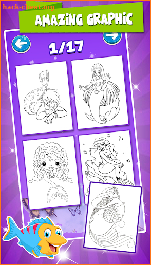 Little Mermaid Coloring Book screenshot