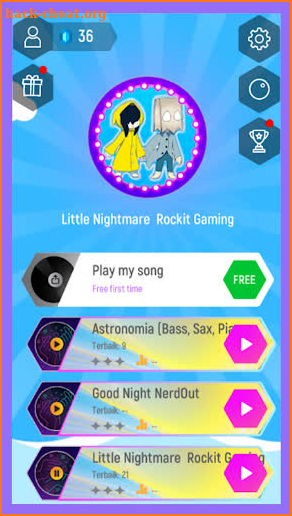 Little Nightmares 2 Magic Dancing Tiles Hop Games screenshot