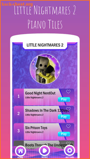 Little Nightmares 2 Piano Tiles screenshot