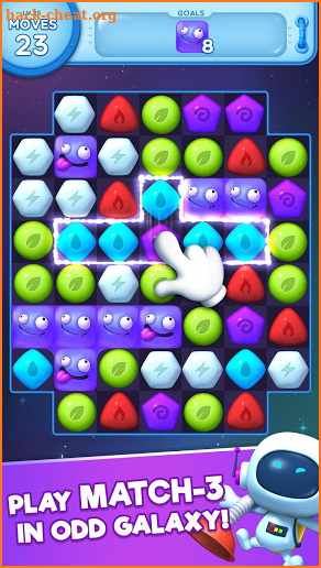 Little Odd Galaxy : Match 3 Puzzle screenshot