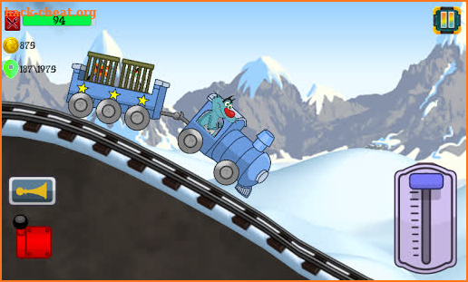 Little Oggy Rail Rush screenshot