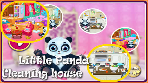 little panda house cleaning screenshot