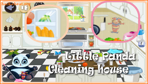 little panda house cleaning screenshot