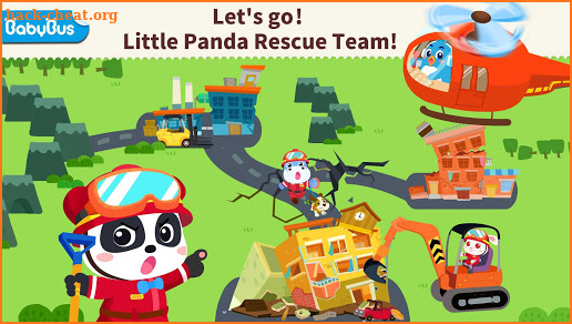 Little Panda's Earthquake Rescue screenshot