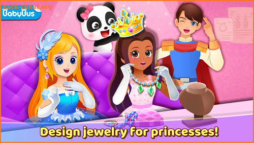 Little Panda's Princess Jewelry Design screenshot