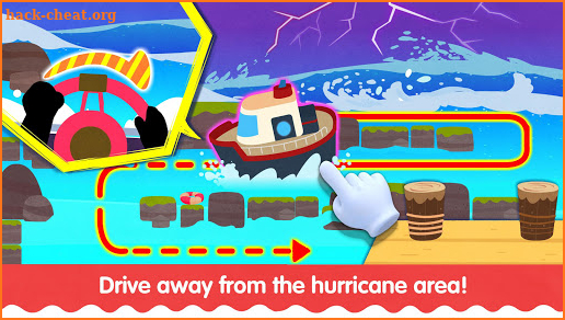 Little Panda's Weather: Hurricane screenshot