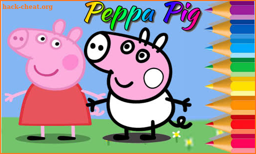 Little Pigs Coloring with Peppa Game screenshot