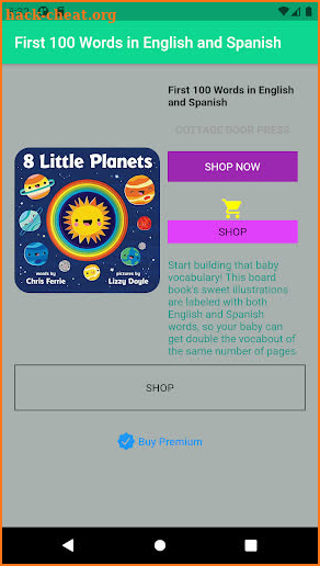 Little Planets - Book screenshot