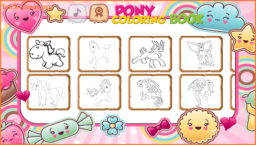 Little Pony Coloring Book screenshot