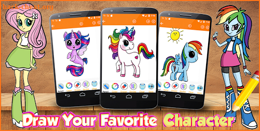 Little Pony Drawing App screenshot