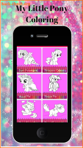 Little Pony Unicorn Coloring Book screenshot