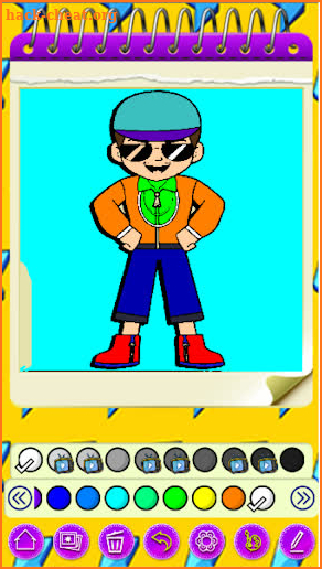 Little Singham Coloring Game Cartoon 2021 screenshot