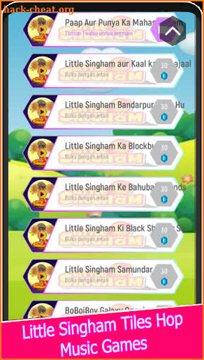 Little Singham Magic Tiles Hop screenshot