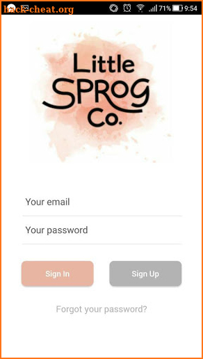 Little Sprog Co. Parent App screenshot