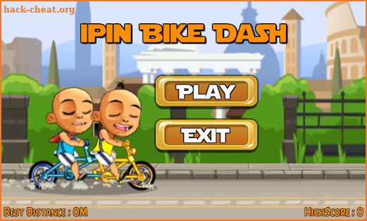 Little Twin Boys Upin-Ipin Bike Dash screenshot