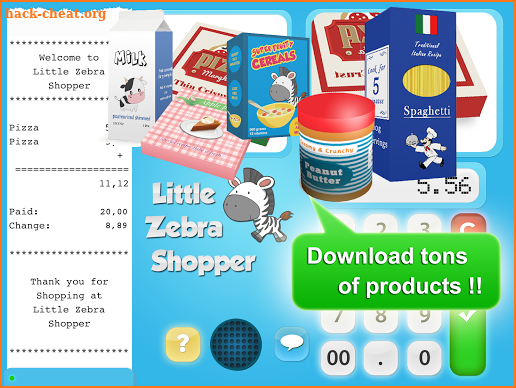 Little Zebra Shopper free 2.0 screenshot
