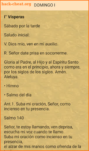 Liturgia de las Horas screenshot