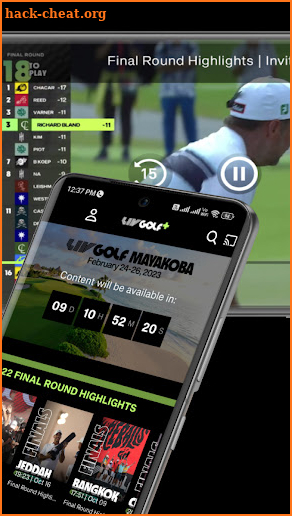 LIV Golf Plus screenshot